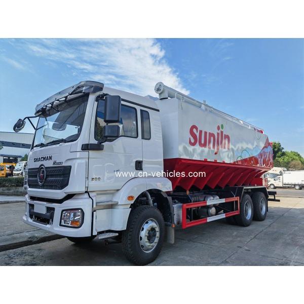 Buy Shacman H3000 Transport Feed Truck Stainless Steel Material at wholesale prices