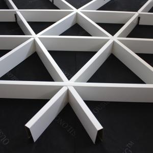 Roller Coating Indoor Aluminum Triangle Grid Metal Ceiling Aluminium Panel For