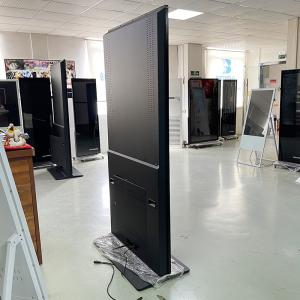Floor Standing Digital Signage 75 Inch Touch Screen Kiosk 4K LCD Display