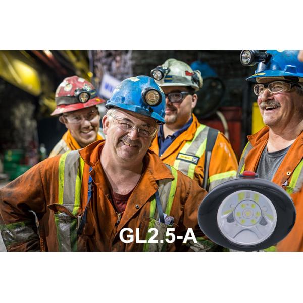 2.8Ah Durable Miners Cap Lamps Cordless With Overcharge / Over - Discharge Resistant