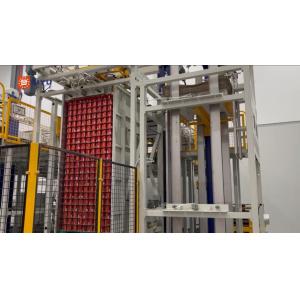 China Robotic Empty Can Glass Bottle Depalletizer Equipment 36000CPH on sale