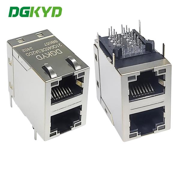 DGKYD21Q145DE3A2DDBB057 2X1 Dual Port Modular Interface RJ45 Ethernet Gigabit