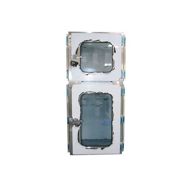 Buy Electromagnetic SUS201 Combination Cleanroom Pass Through Box Interlocking Doors at wholesale prices
