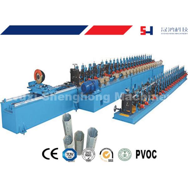 Windows Octagonal Pipe Cold Roll Forming Machine For Rolling Shutter System