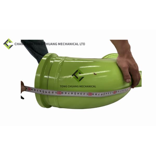 Zoomlion 4.0 Concrete Pump Truck Spare Parts Outlet Bend Pipe 0219S 280mm Internal Arc Length