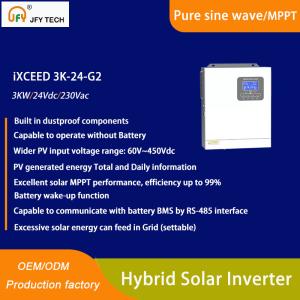 Quality 3KW Off grid inverter with 24V battery Input and 230Vac Output for sale