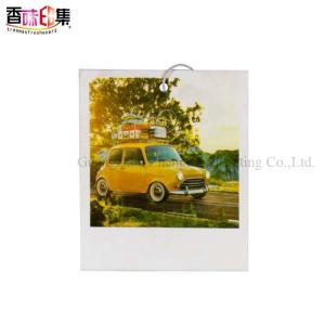 Customized Logo Scented Hanging Paper Air Freshener For Car