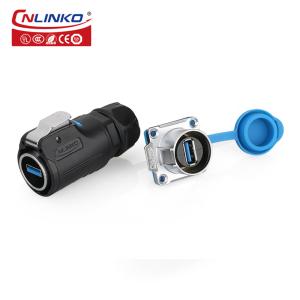 CNLINKO M24 Connectors Cables Waterproof Adapter Panel Mount Cable Connector Dip