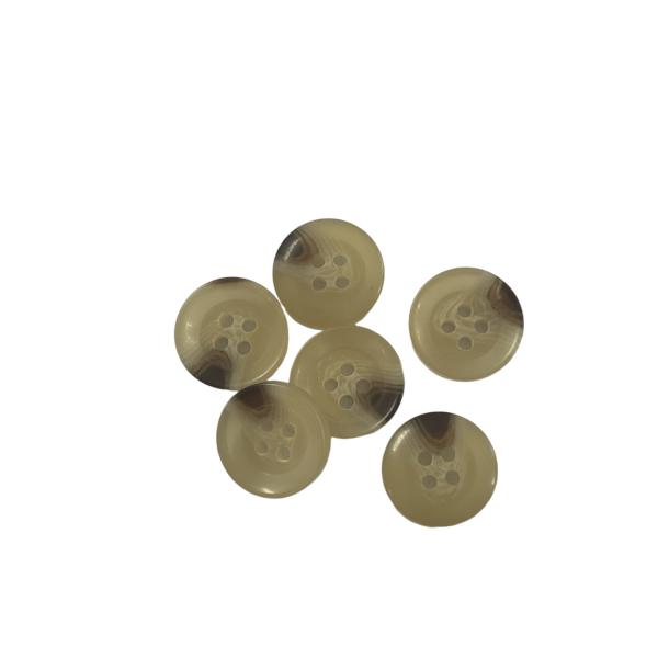 Coat Buttons With Yellow Horn Effect 20L Use For Coat Sweater