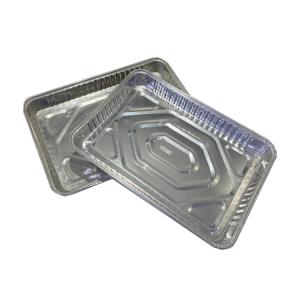 BBQ Cookie Rectangular Foil Trays 1400ml Great Thermal Conductivity
