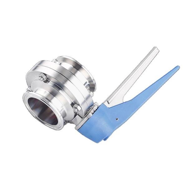 Buy Sanitary SS304/316L Manual Tri-Clamp Butterfly Valves with Trigger Handle A Must-Have at wholesale prices