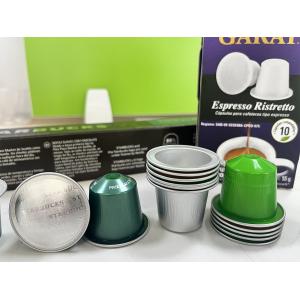 Colourful Aluminum Foil Empty Coffee Capsule NespressoCoffee Storage Capsules