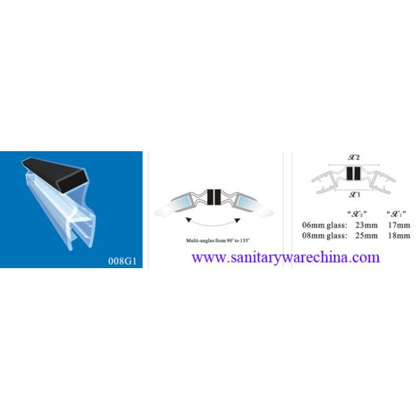 Sealing Strips/waterproof magnetic strips/shower door seals/PVC Magnetic Seal