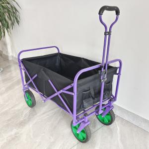 Quality Folding Wagon Stroller Retractable Handle Practical Camping Cart Custom Wheel for sale