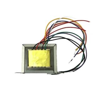 Customized EI57 15W/20W/25W Vertical Low Frequency Transformer With Wire