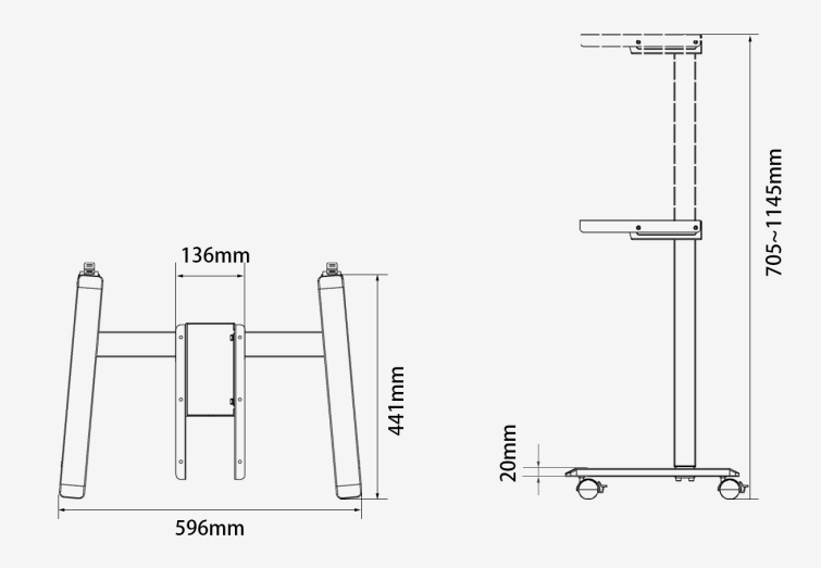 Jarshan SC1 Standing Desk Frame