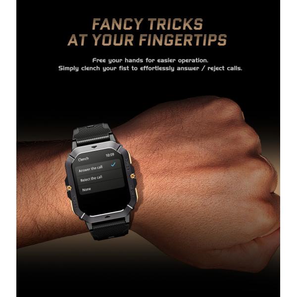 Men Call Outdoor Health C28 SmartWatch Heart Rate Monitor Waterproof Sports Fitness