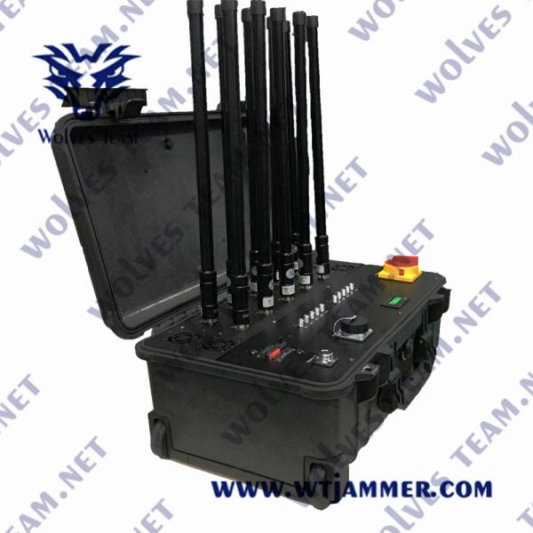 Buy High Power RF Signal 2500m 600W Drone Jammer Kit at wholesale prices