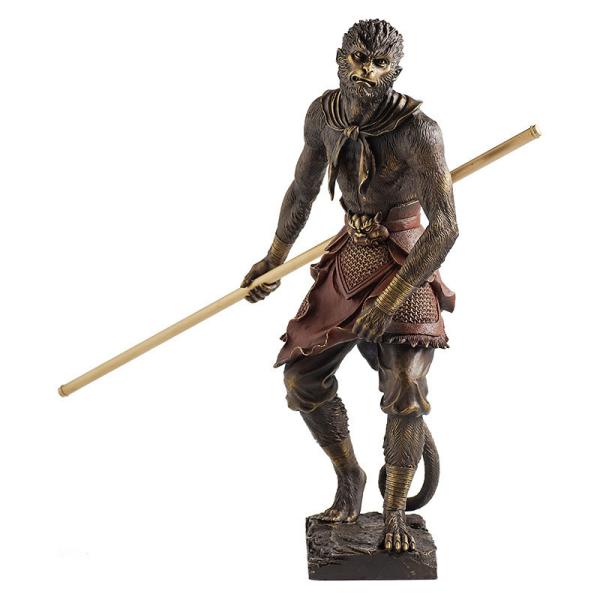 Custom 3D Alloy Copper Statue-Contemporary Design Wukong for Anniversary Desktop