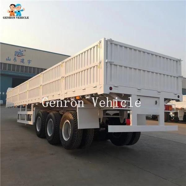 Buy 40ft Containers 80T Drop Side Semi Trailer With Twist Locks at wholesale prices