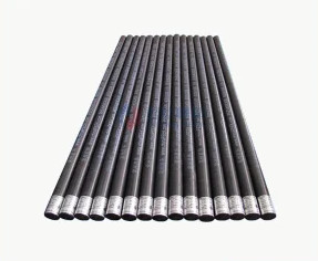 30% Carbon Fiber PEEK Rod Black Eco Friendly Customized Size