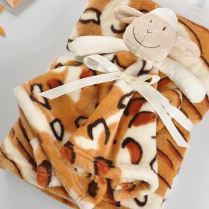 Lovey Fleece Security Blanket Unisex Snuggle Baby Plush Security Blanket