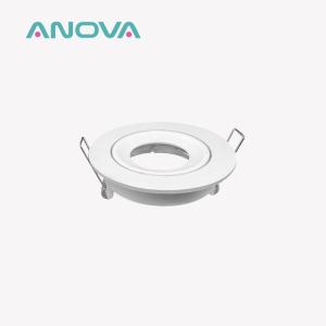 Architectural Die-Cast Aluminum Recessed Spotlight Frame With 20° Tilt And Bi