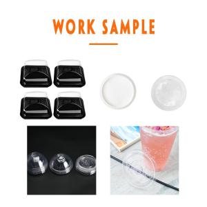 Water Cup PE PET Lid Making Machine Thermoforming Vacuum Packaging Full Servo