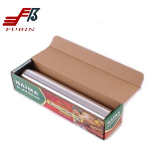 Soft Temper Silver Household Aluminum Foil Roll Environmentally Friendly
