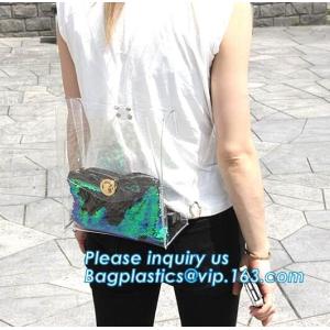 pocket transparent pvc clear backpack wholesale with padded straps, Waterproof