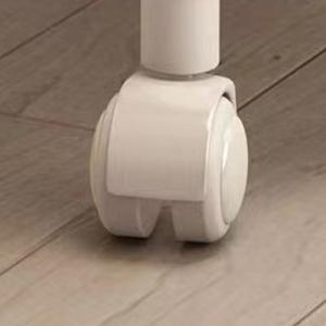 Compact Square Stool With Wheels And Backrest Support Low Rolling Stool