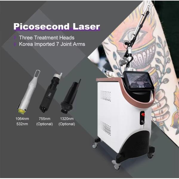 Korea Imported Laser Arm 1064 532 755nm Picosecond Laser For Tattoo Removal