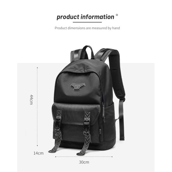 Physiological Curve Back Daily Laptop Backpack Nylon Waterproof Business Travel Bag