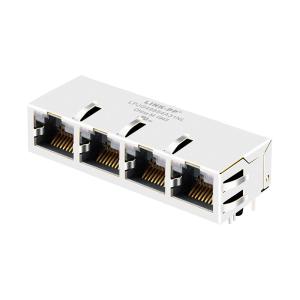 Quality Equivalent to JXG0-0098NL 4 Port Gigabit Rj-45 Latch Up with LEDs for sale