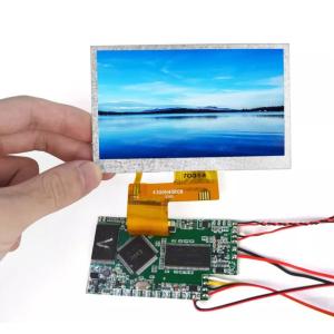 7 inch TFT LCD display video module with control buttons used for custom POP