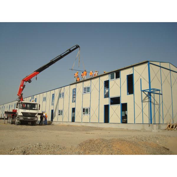 Double Story Steel Frame K Type Prefab Temporary Housing
