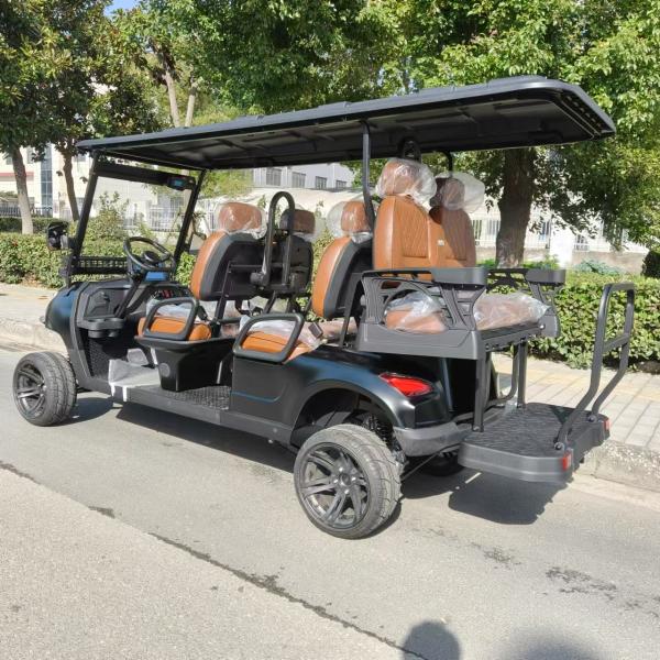 Sightseeing 6 Seat Lectric Lifted Golf Cart Free Shipping 4 Wheel Drive 4 Seat Club Buggy