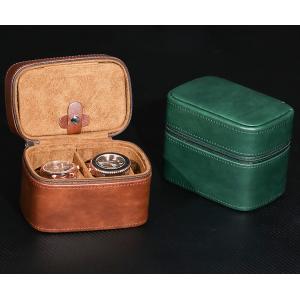 TWO WATCH COLLECTION JEWELRY BOX CROSS-BORDER STRAP STORAGE COWHIDE WATCH BOX