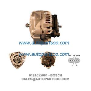 0124555001 0986042360 - BOSCH Alternator 24V 80A Alternadores