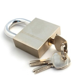 Quality Yellow Brass High Security Padlock Hardened Stainless Steel Shackle for sale