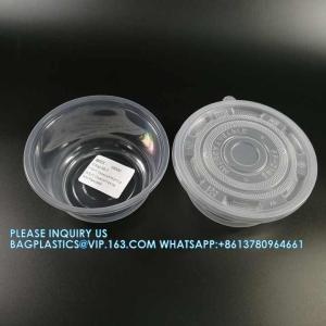 920ml Round Microwavable Plastic Disposable Soup Rice Bowls Restaurant Food