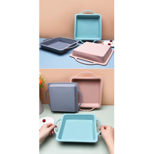 Tasteless Rectangular Silicone Bread Pan 23x20cm