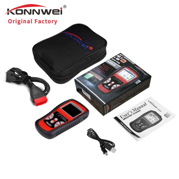 0.77W 1W Konnwei OBD2 Scanner KW830 BMW Mercedes Toyota Honda Ford Diagnostic