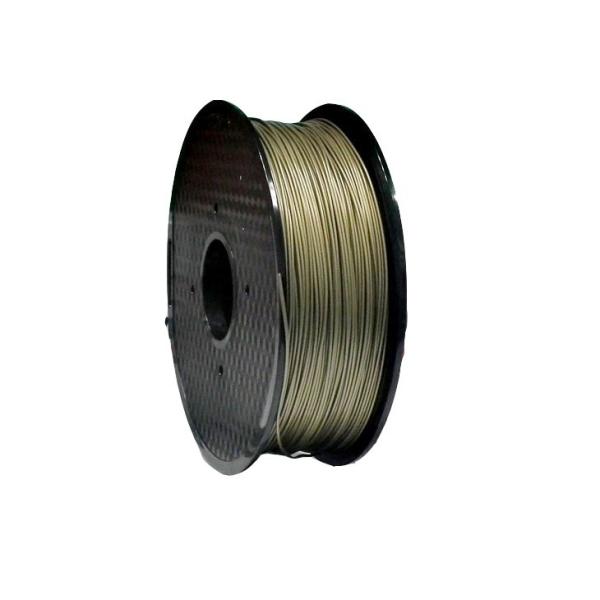 1.75mm 2.85mm 3mm Bronze 3D Printer Filament , FDM 3d Printer PLA Bronze