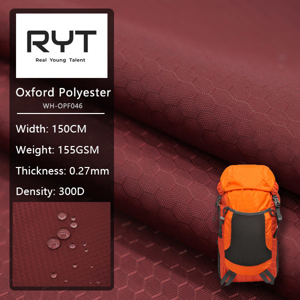 Buy 300D Durable Fabric Customizable Waterproof Material For Bags Shoes And Outdoor Product at wholesale prices