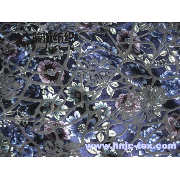 Buy China Textile burnout anti-static pringting miro velvet fabric women apparel fabric at wholesale prices