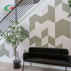 Polyester Fiber Acoustic Sound Tiles Multiscene Odorless Recycled