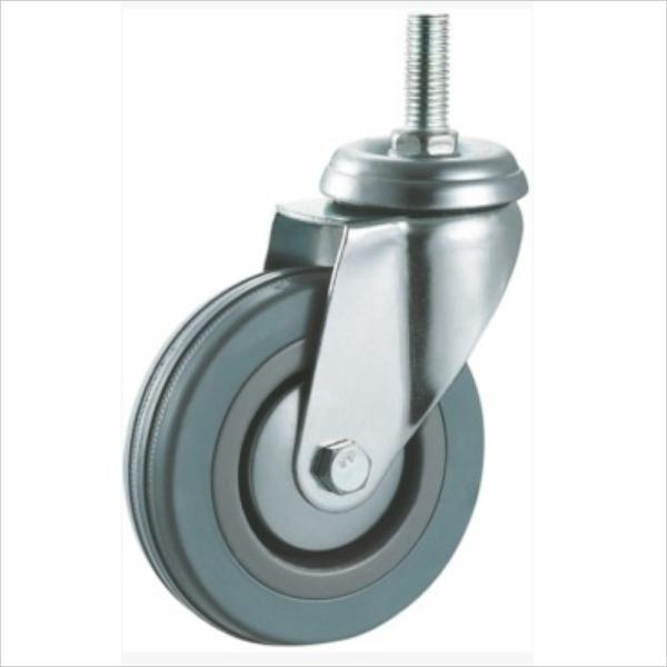 Buy stem casters rubber wheel swivel wheels furniture casters 3 in at wholesale prices