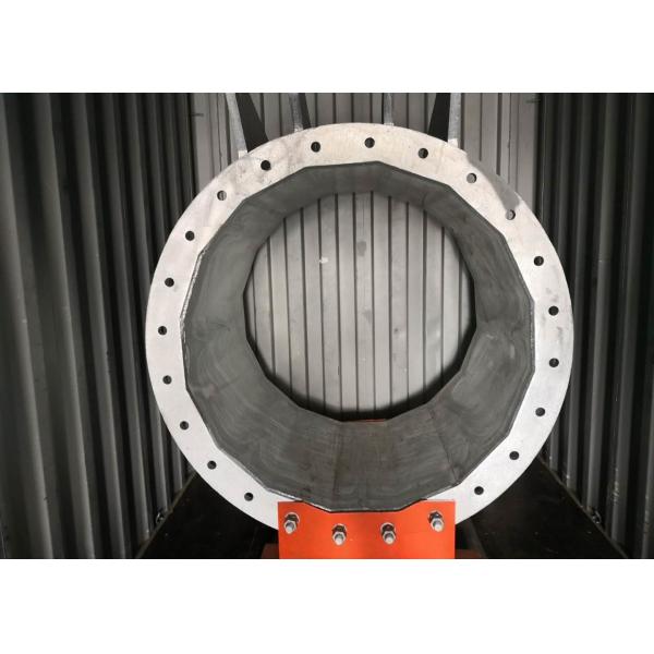 40m Telecom Monopole Antenna Tower Galvanized / Painted Surface For Communicatio