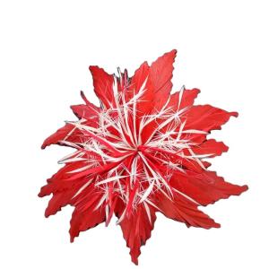 Quality Wire Accessory for Floral Arrangements on Dyed Pattern Goose Feather Flower Mount for sale